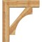 Ekena Millwork Westlake Block Rough Sawn Bracket w/ Offset Brace, Western Red Cedar, 8"W x 32"D x 36"H BKT0806X32X36WTL05RWR - alternate 2